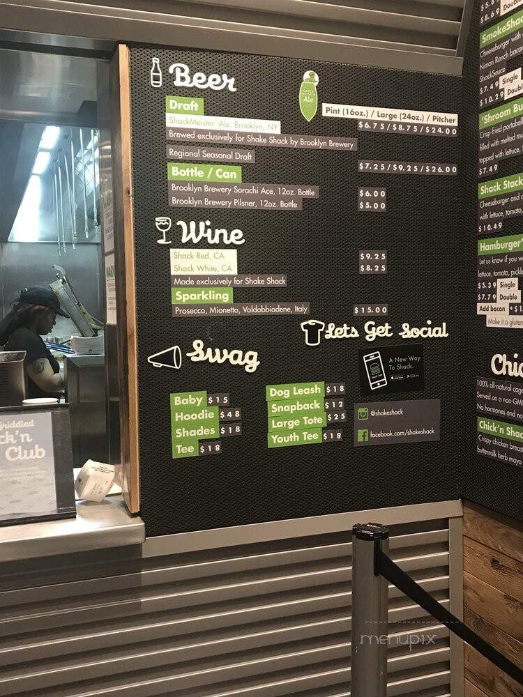 Shake Shack - National Harbor, MD menu_pic