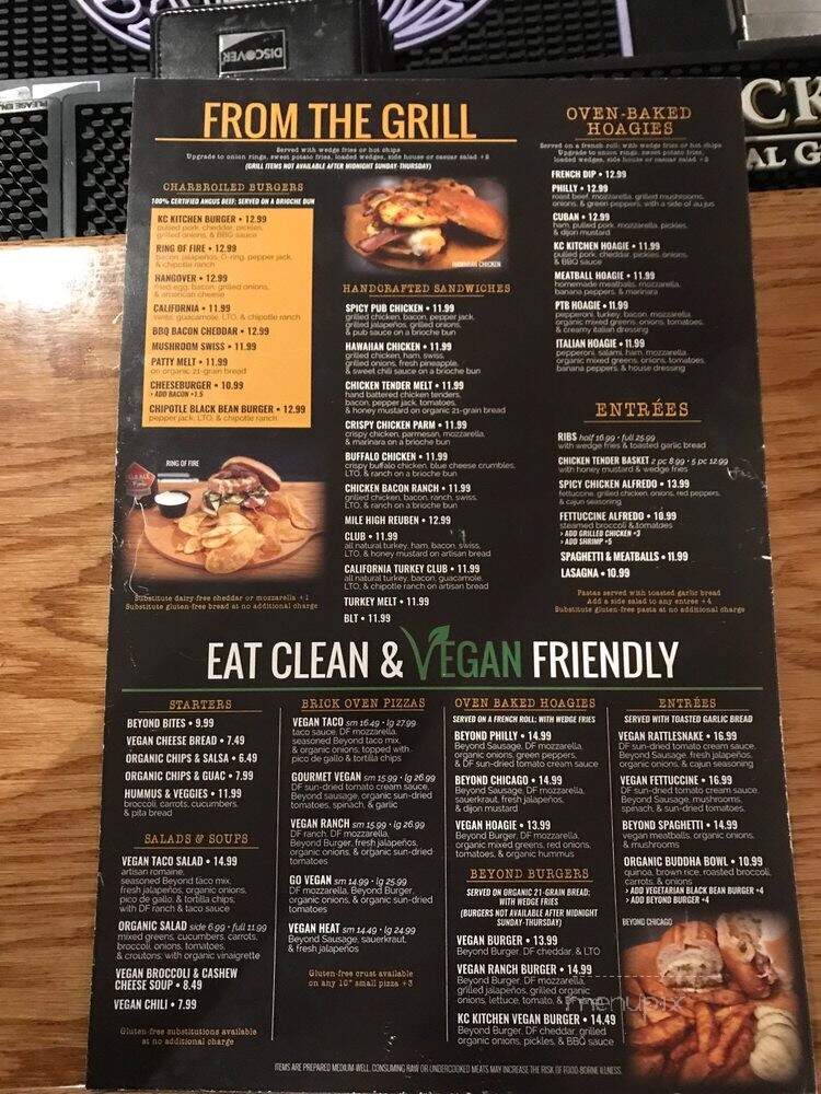 KC Kitchen & Pizzeria - Kansas City, MO menu_pic