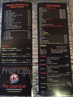 The Cajun Crab - Claremont, CA menu_pic