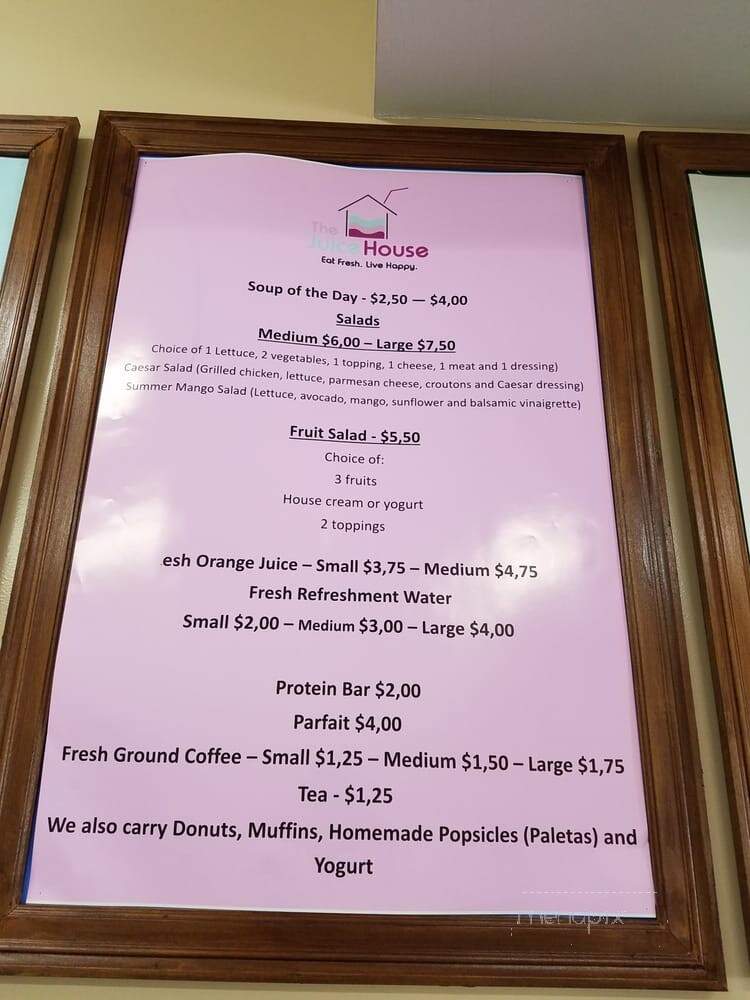 The Juice House - Yonkers, NY menu_pic