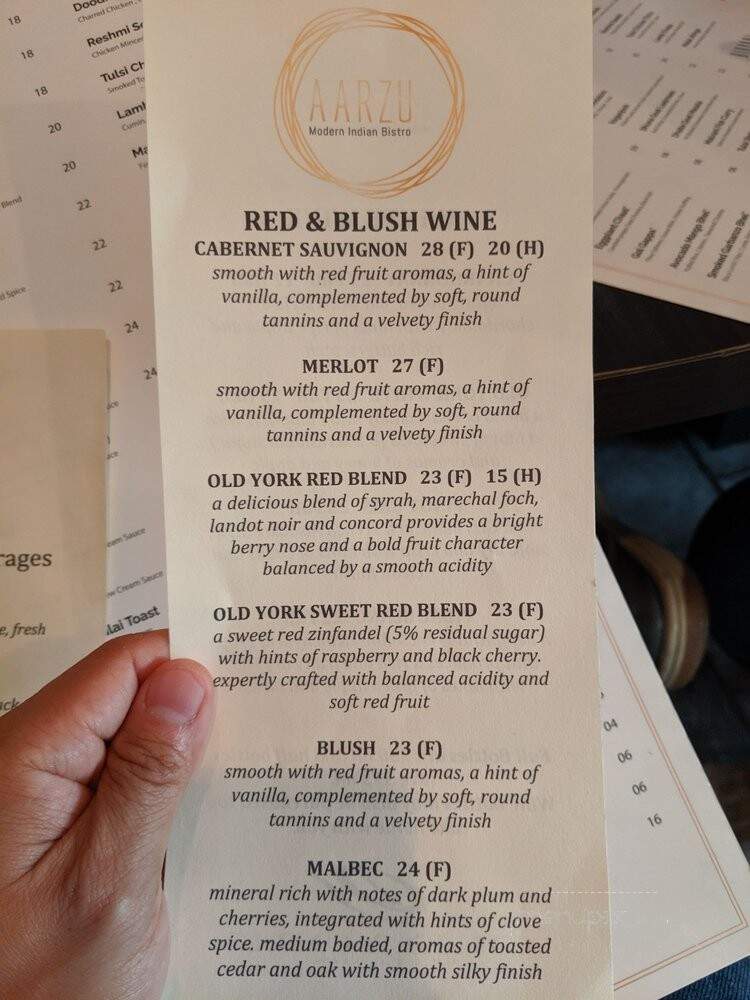 Aarzu Modern Indian Bistro - Freehold Township, NJ