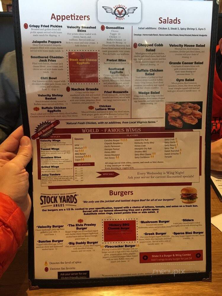 Velocity Wings - Bristow, VA