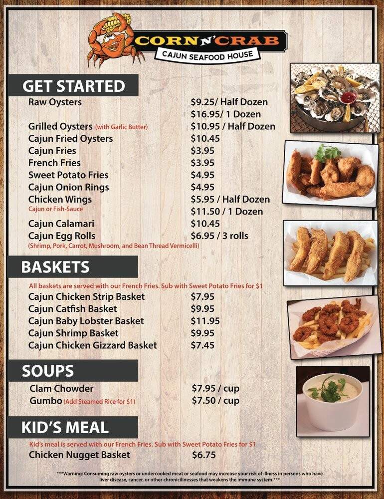 Corn N' Crab - Canoga Park, CA menu_pic