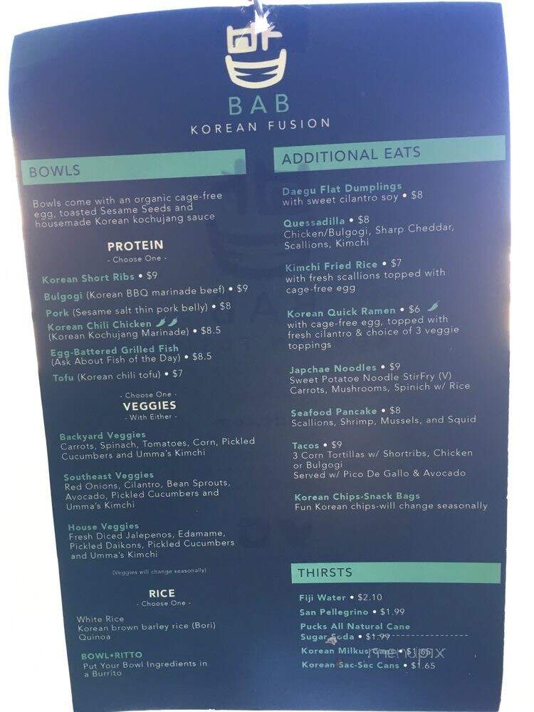 BAB Korean Fusion - Washington, DC