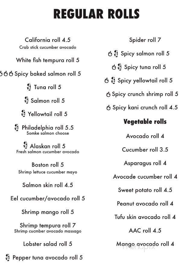 Umai Cafe - Clearwater, FL menu_pic
