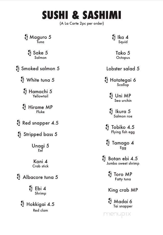 Umai Cafe - Clearwater, FL menu_pic