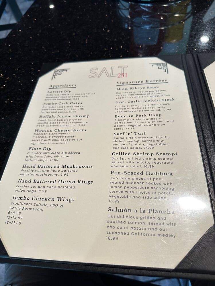 Salt 7 - Rochelle, IL menu_pic