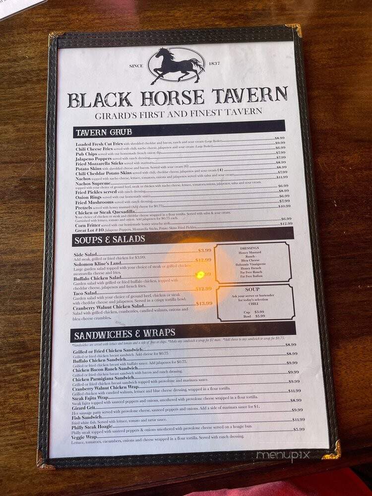 Black Horse Tavern & Grille - Girard, OH