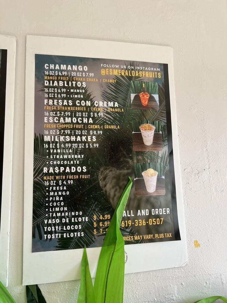 Extraordinary Fruits - National City, CA menu_pic