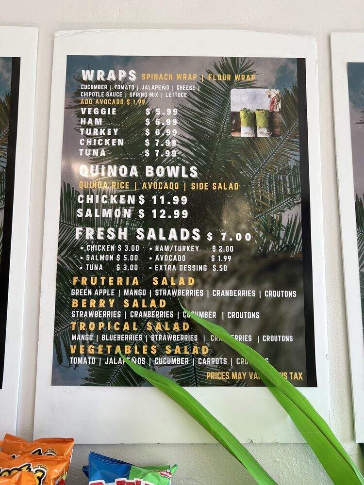 Extraordinary Fruits - National City, CA menu_pic