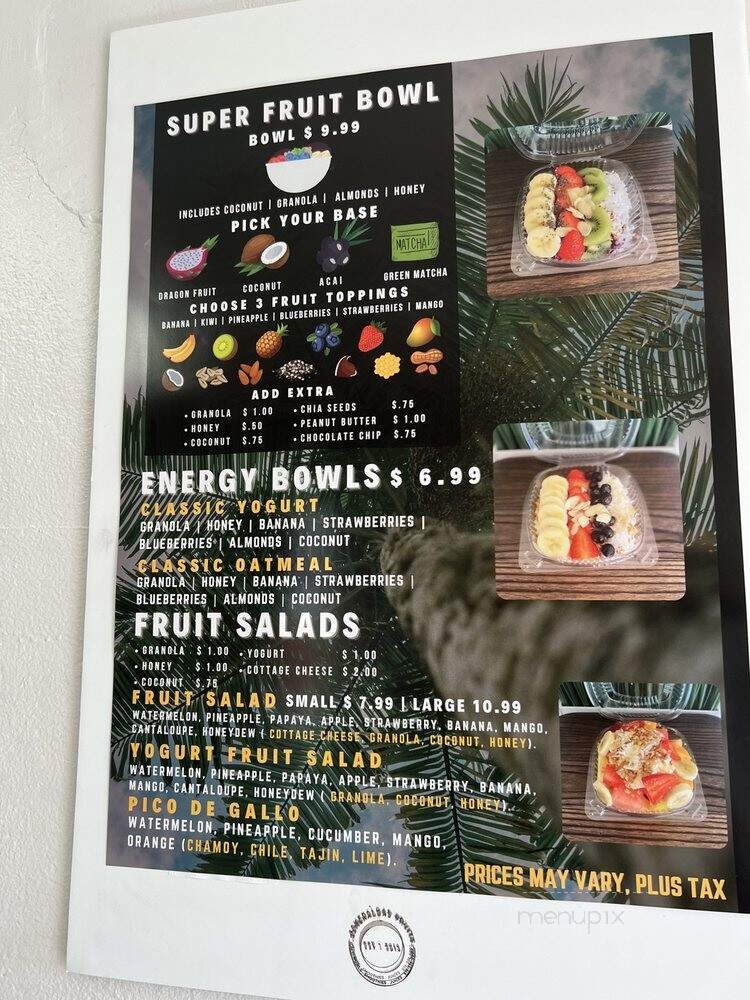 Extraordinary Fruits - National City, CA menu_pic