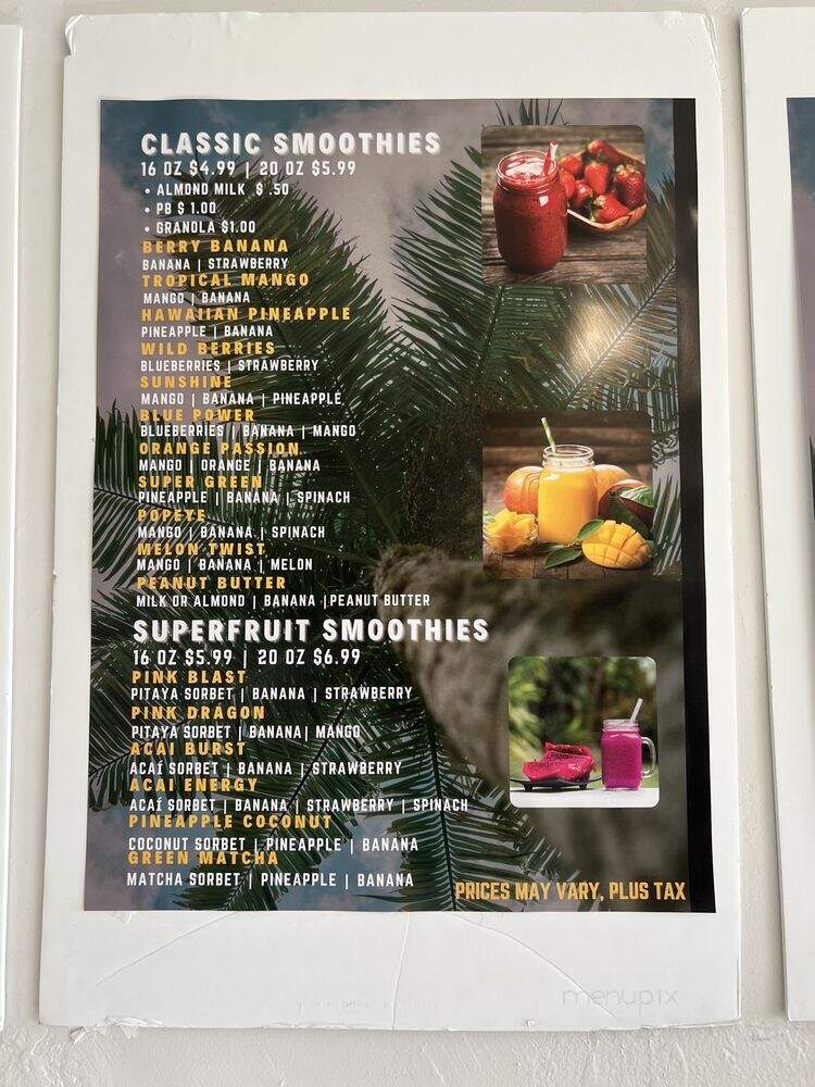 Extraordinary Fruits - National City, CA menu_pic