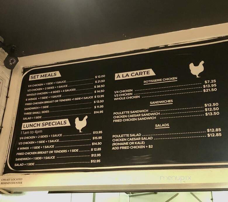 Poulette Midtown East - New York, NY menu_pic