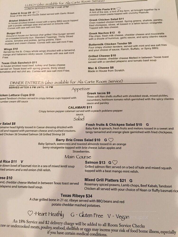 Route 66 Indian Buffet Extended - Fort Worth, TX menu_pic