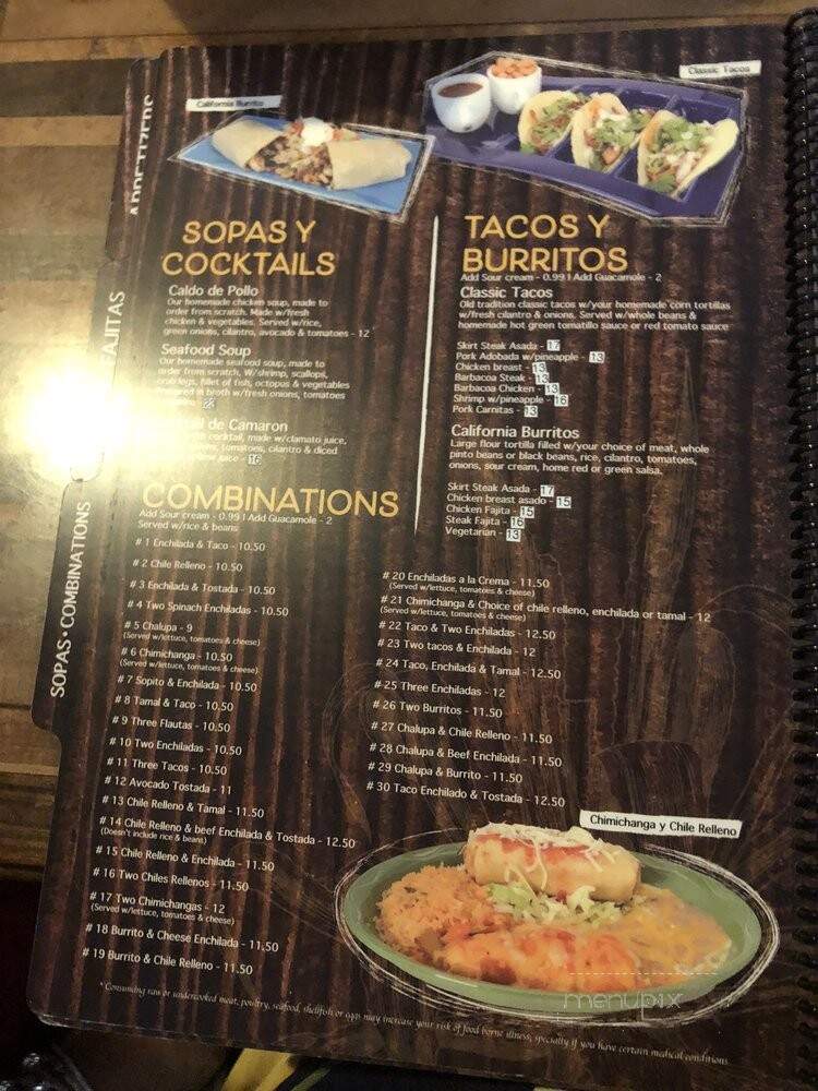 Casa Tequila - Coral Springs, FL menu_pic
