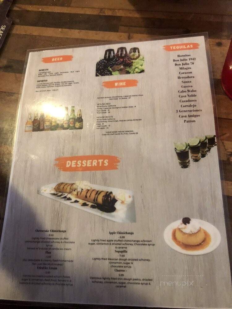 Casa Tequila - Coral Springs, FL menu_pic
