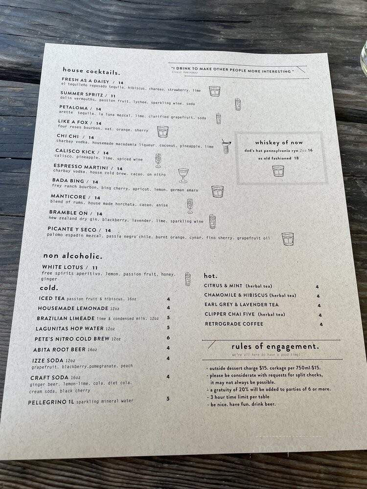 Brewsters Beer Garden - Petaluma, CA menu_pic