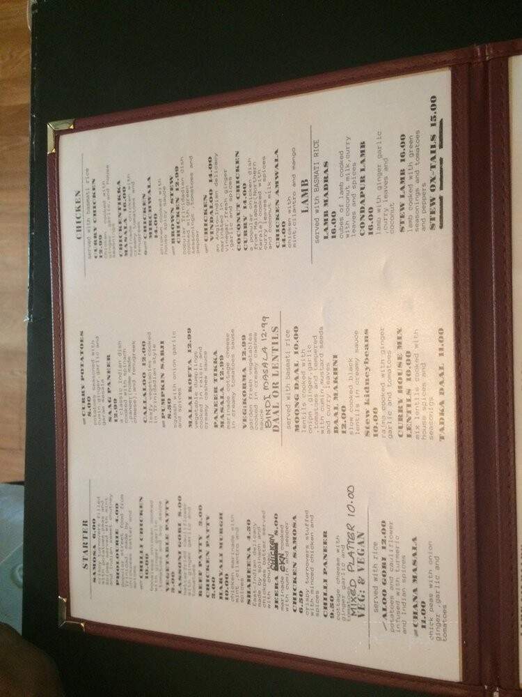 Curry House - Carmel, NY menu_pic