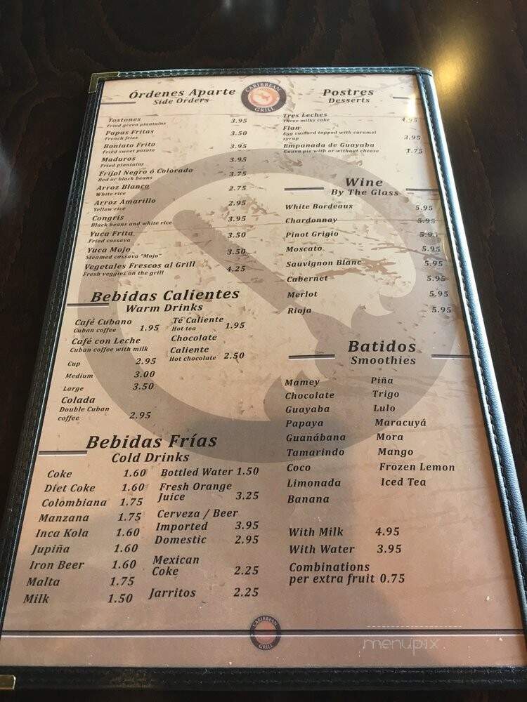 Caribbean Grill Cuban Restaurant - Coconut Creek, FL menu_pic