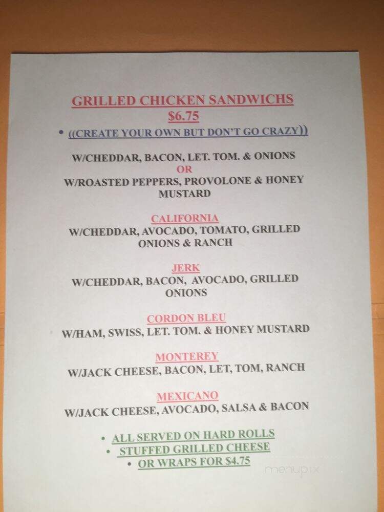 Herb's Place - Norwalk, CT menu_pic