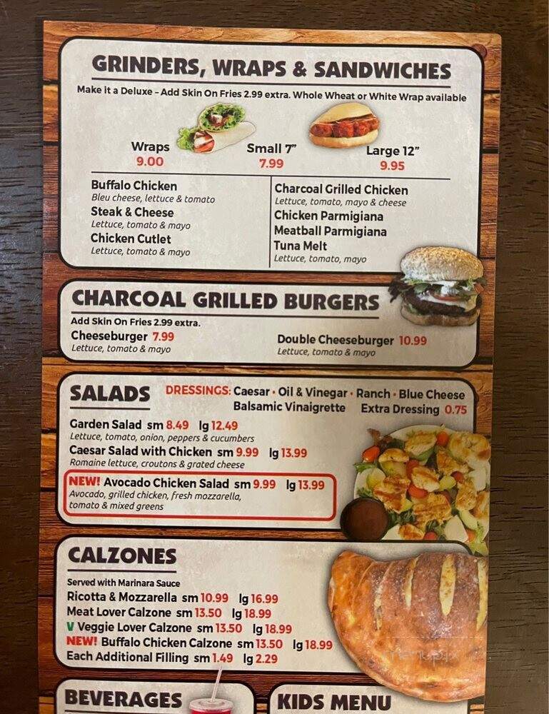 Vivaldi's Pizza - Newington, CT menu_pic