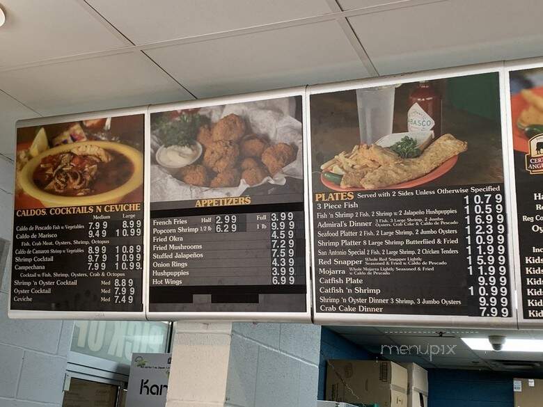 J. Anthony's Seafood - San Antonio, TX menu_pic