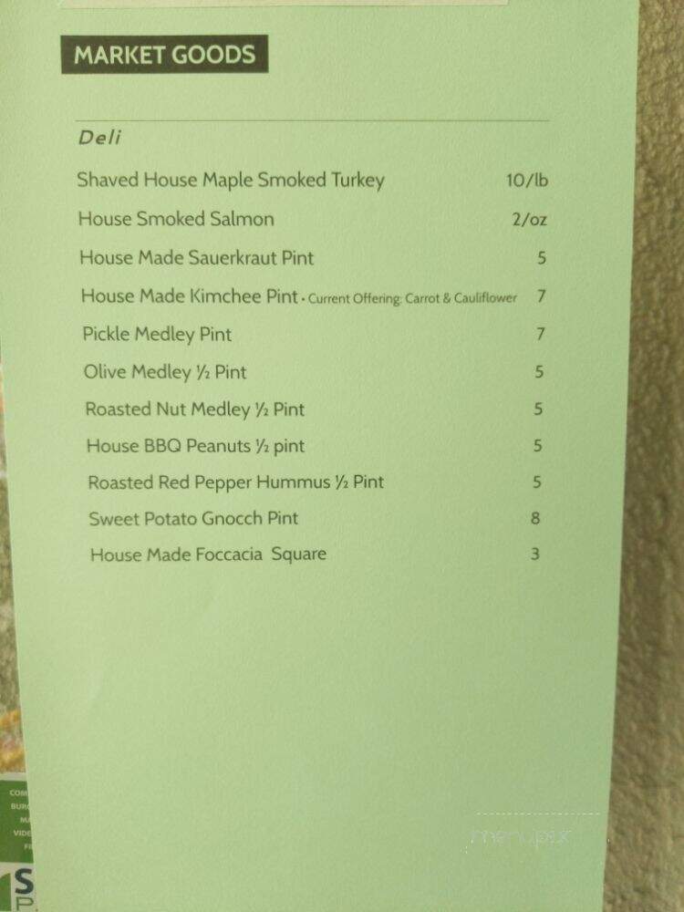 Backyard Social - Portland, OR menu_pic