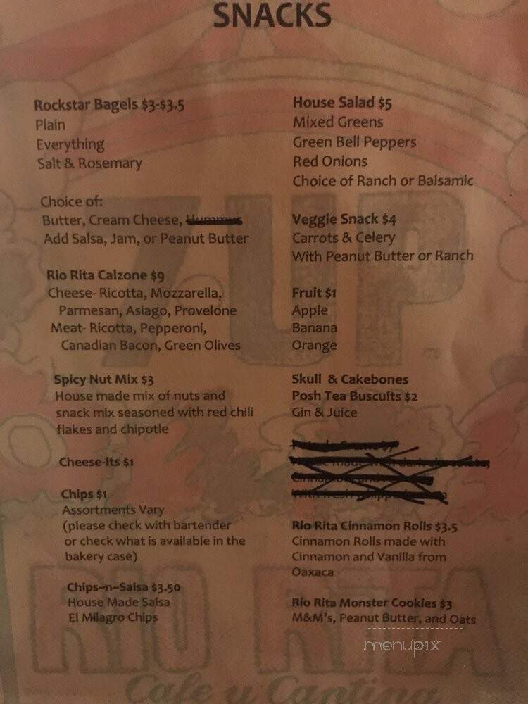 Rio Rita - Austin, TX menu_pic