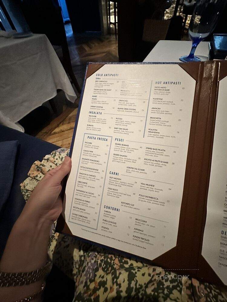 Dolce Riviera - Dallas, TX menu_pic