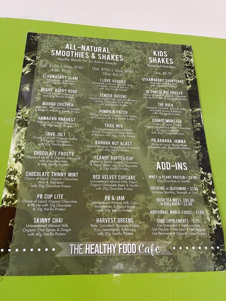 The Healthy Food Cafe - Indianapolis, IN