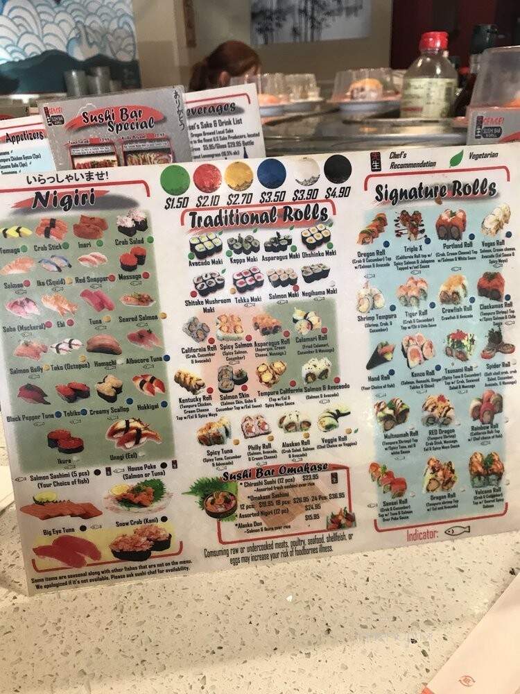Sensei Sushi - Portland, OR menu_pic