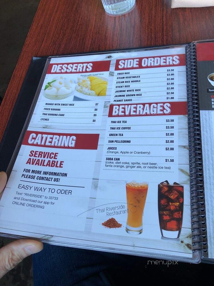 Thai Riverside - Chester, CT menu_pic
