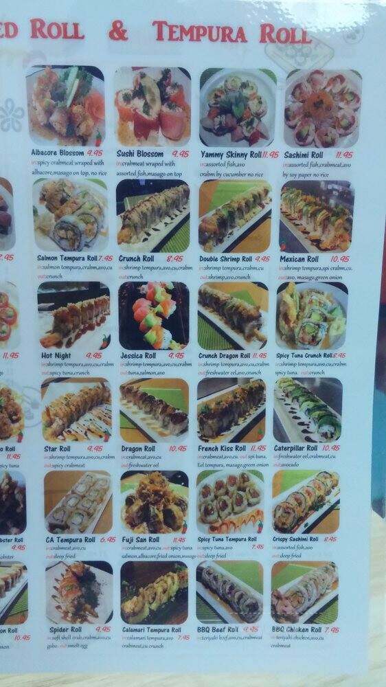 Roll Star Sushi - Anaheim, CA menu_pic