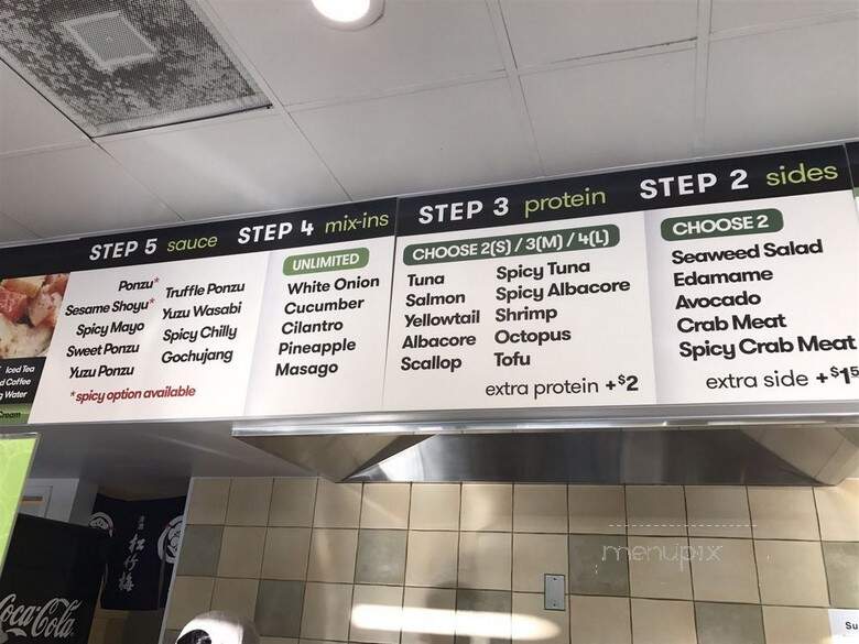 Poke Me - Los Angeles, CA menu_pic