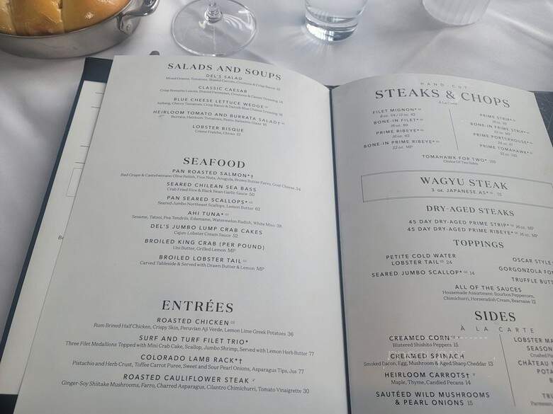 Del Frisco's Double Eagle Steak House - Dallas, TX menu_pic