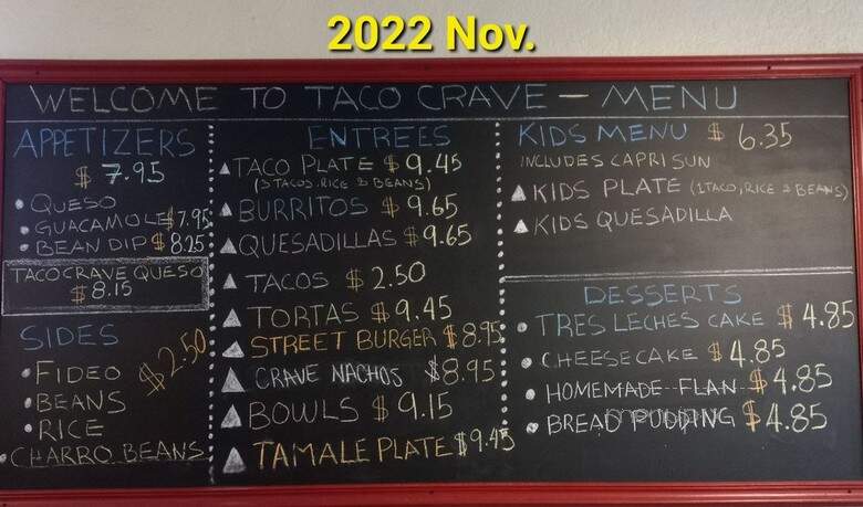 Taco Crave Taco Bar - Bryan, TX