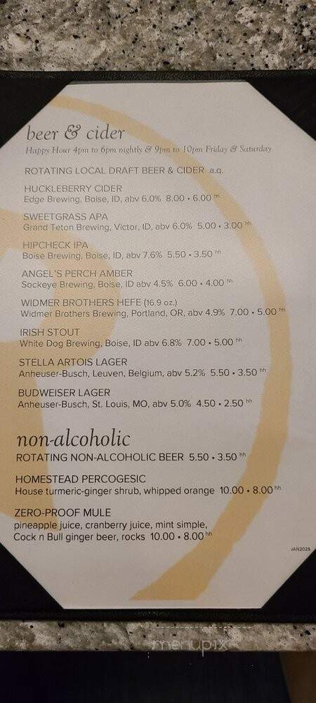 Richard's - Boise, ID menu_pic