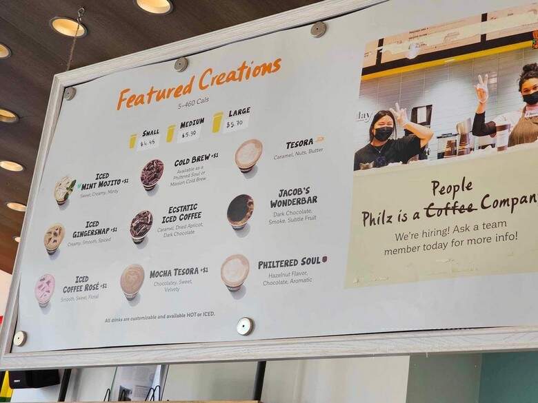 Philz Coffee - Los Angeles, CA menu_pic