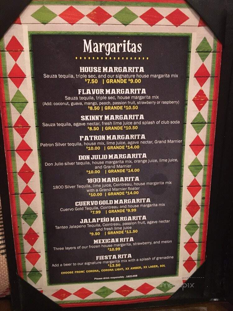 Fiesta Mexicana - Vernon, CT menu_pic