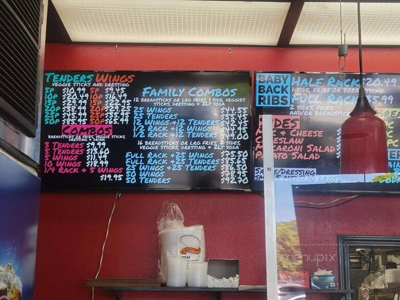 Wings Empire - Anaheim, CA menu_pic