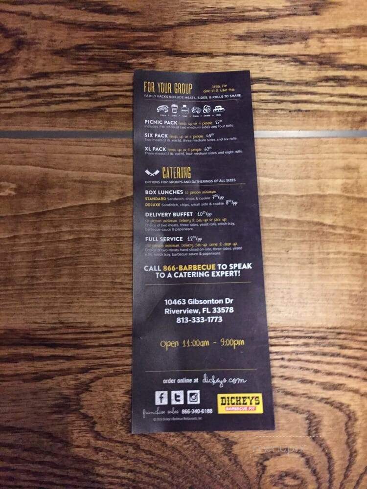 Dickey's Barbecue Pit - Riverview, FL