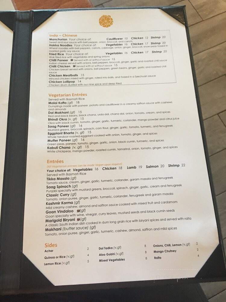 Marigold Maison - Lincolnshire, IL menu_pic