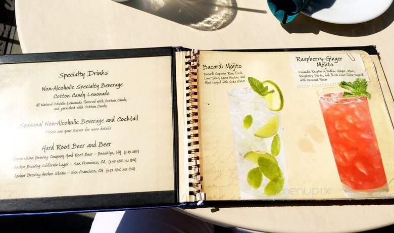 Cove Bar - Anaheim, CA menu_pic