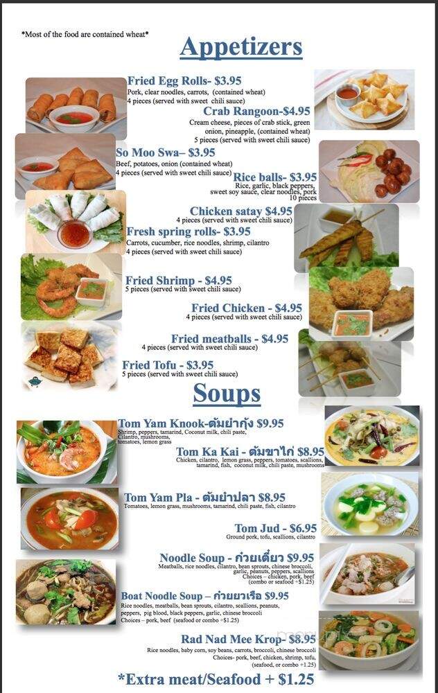 Mercy Thai Restaurant - Omaha, NE menu_pic