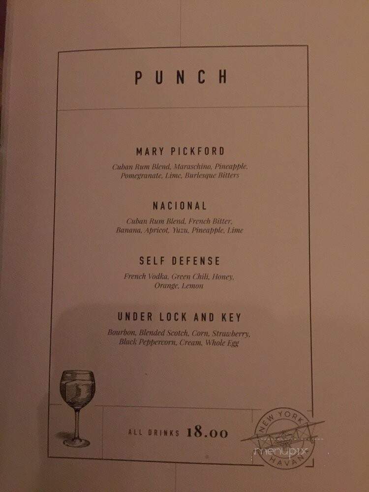 Blacktail - New York, NY menu_pic
