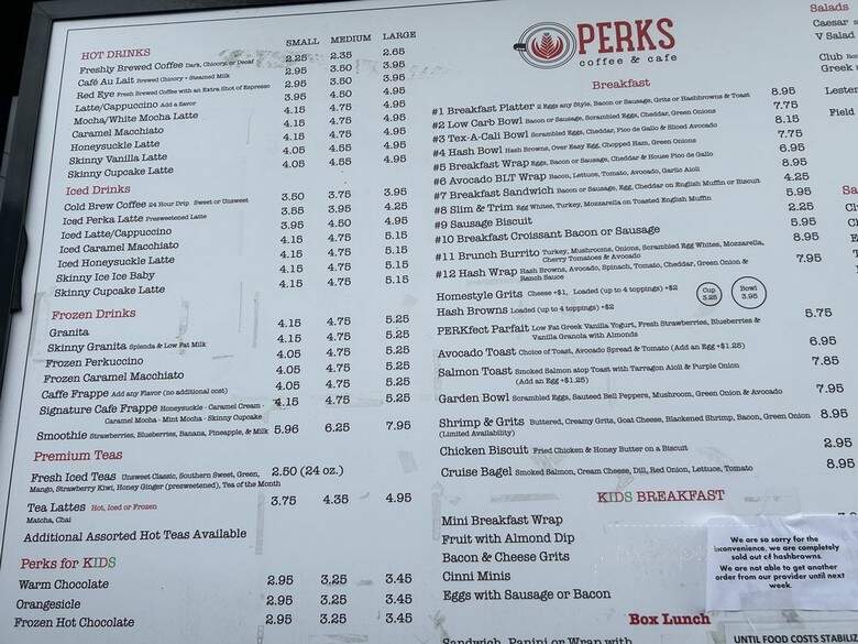 Perks Coffee & Cafe - Metairie, LA