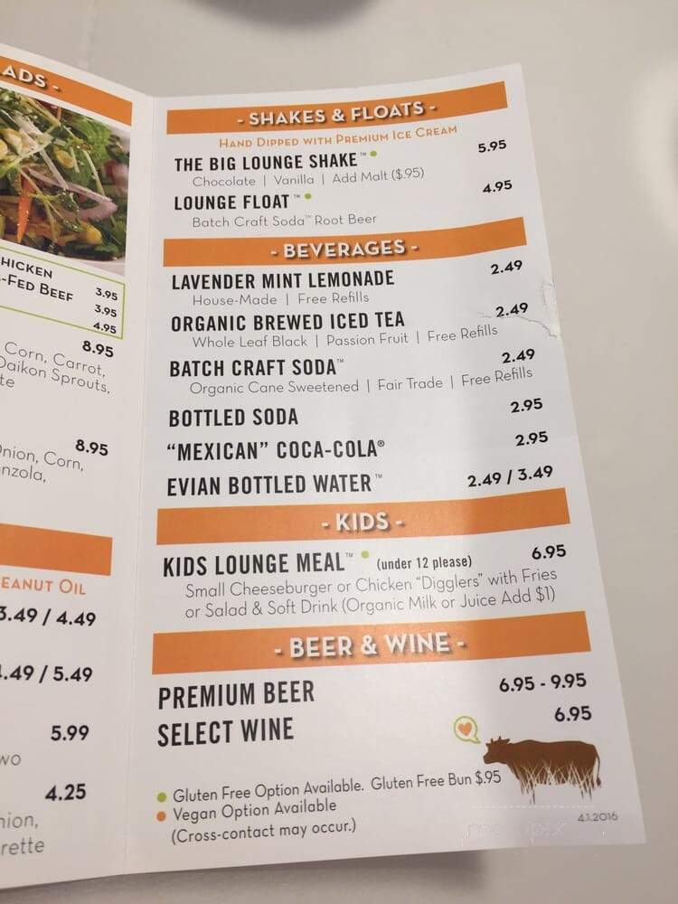 Burger Lounge - Culver City, CA menu_pic