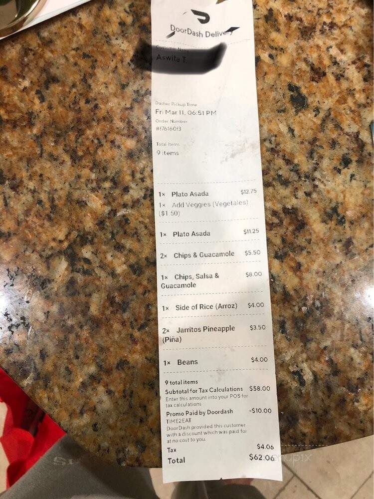 Tenoch Mexican - Somerville, MA menu_pic