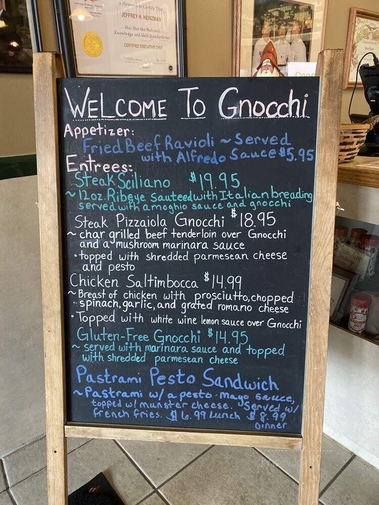 Gnocchi Italian Restaurant - Clinton, MI