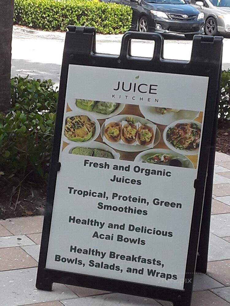 Juice Kitchen - Coral Springs, FL menu_pic